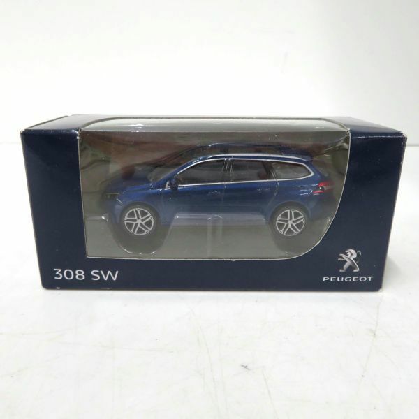 PEUGEOT/プジョー 308 SW 1/64 ミニカー ブルー NOREVノレブ社製 314837