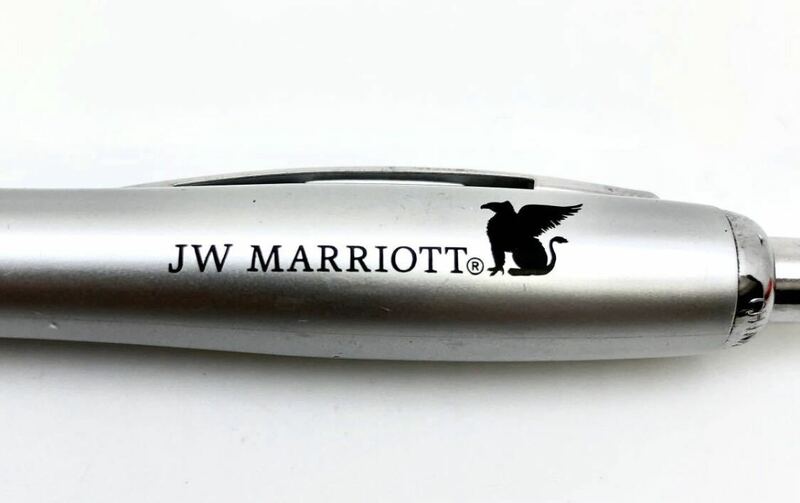 【ファン必携】JW MARRIOTT マリオット ホテル ボールペン 非売品 美品 現品限り