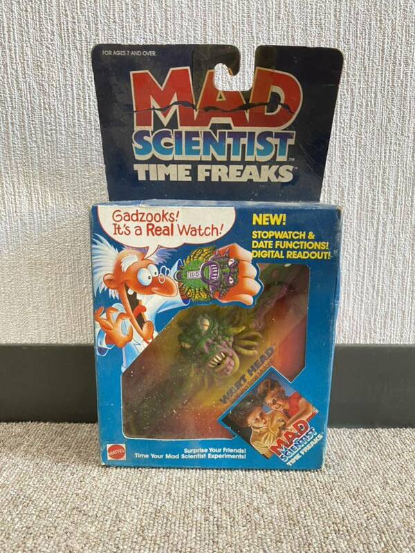 マテル ゾンビーズ ホラータイム イボヘッド マッド博士 恐怖の実験室 腕時計 MAD SCIENTIST TIME FREAKS WART HEAD MATTEL 4409