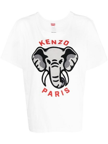 新品 KENZO☆ケンゾー 象 刺繍 カジュアル Tシャツ XL