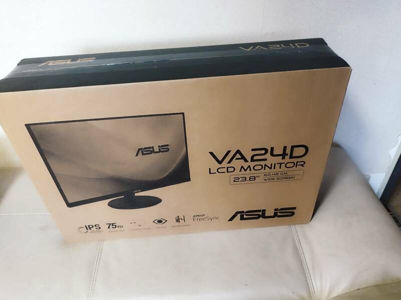 ASUS 23.8型ワイド IPSパネル搭載アイケアモニター ブラック VA24DQ　新品未使用未開封品