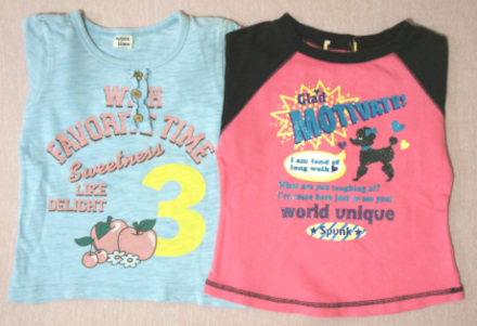 ★☆ 長袖Tシャツ ☆ ２枚セット ☆ サイズ：１１０ ☆ USED ☆★