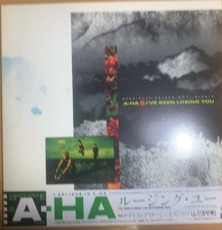 ★LP レコード　a-ha I've Been Losing You　帯付き