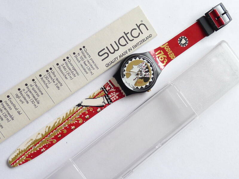 未使用電池交換済 スウォッチ レギュラーモデル Swatch 1994年 ジョゼフィーヌ Aiglette 品番GB159