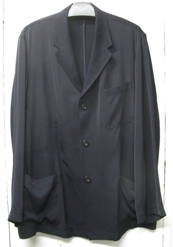 ワイズフォーメン ヨウジヤマモト 薄手 濃紺 ジャケット M（ Y's for Men Yohji Yamamoto 90's Vintage Lightweight Jacket Navy M 