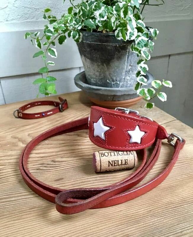 犬の首輪 ★ レザーチョーカー ☆ イタリアングレーハウンド ★ italian greyhound leather choker ☆ 革製犬用 首輪 チョーカー