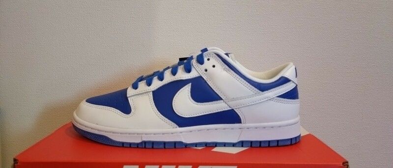 NIKE DUNK LOW RETRO US10 28.0cm DD1391-401 ダンク ロー レトロ 白青 ナイキ　