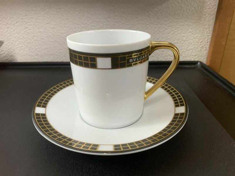 美品　BVLGARI　ブルガリ　Rosenthal　ローゼンタール　カップ＆ソーサー　洋食器　食器　①