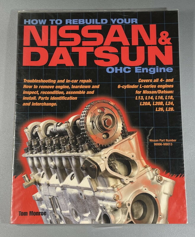 ＜希少＞　日産　L型エンジン整備マニュアル本【英語版】「HOW TO REBUILD YOUR NISSAN&DATSUN OHC Engine」