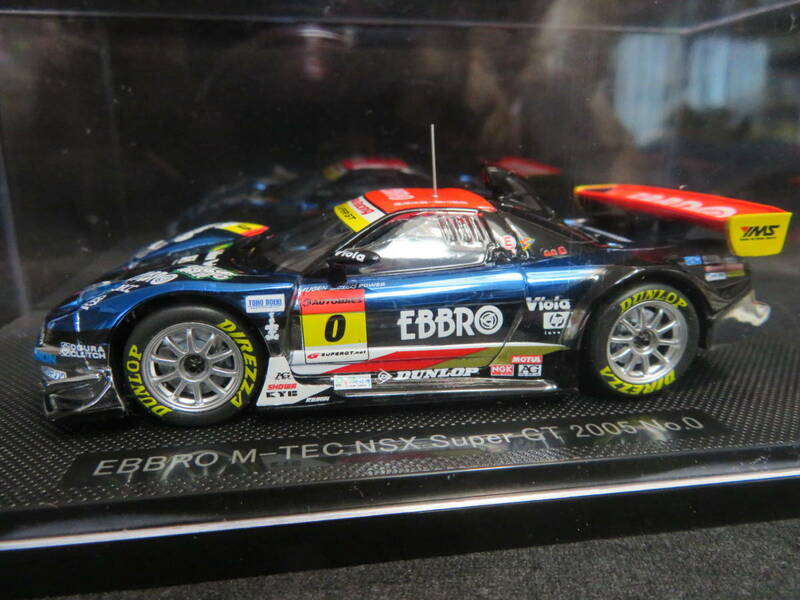 1/43　EBBRO　M-TEC　NSX　スーパーGT　2005　＃0　