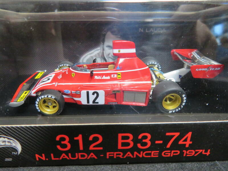 1/43　フェラーリ　312　B3ー74　フランスGP　1974　＃12　N,ラウダ、