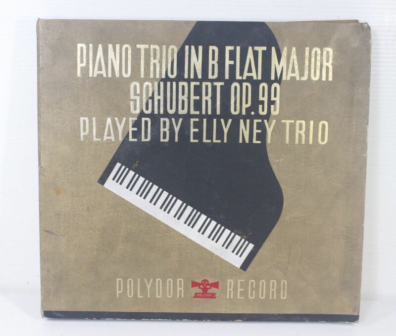 SP盤/ピアノトリオ　エリー・ナイ・トリオ (Elly Ney-Trio)/シューベルト/PIANO TRIO IN B FLAT MAJOR　　/#7