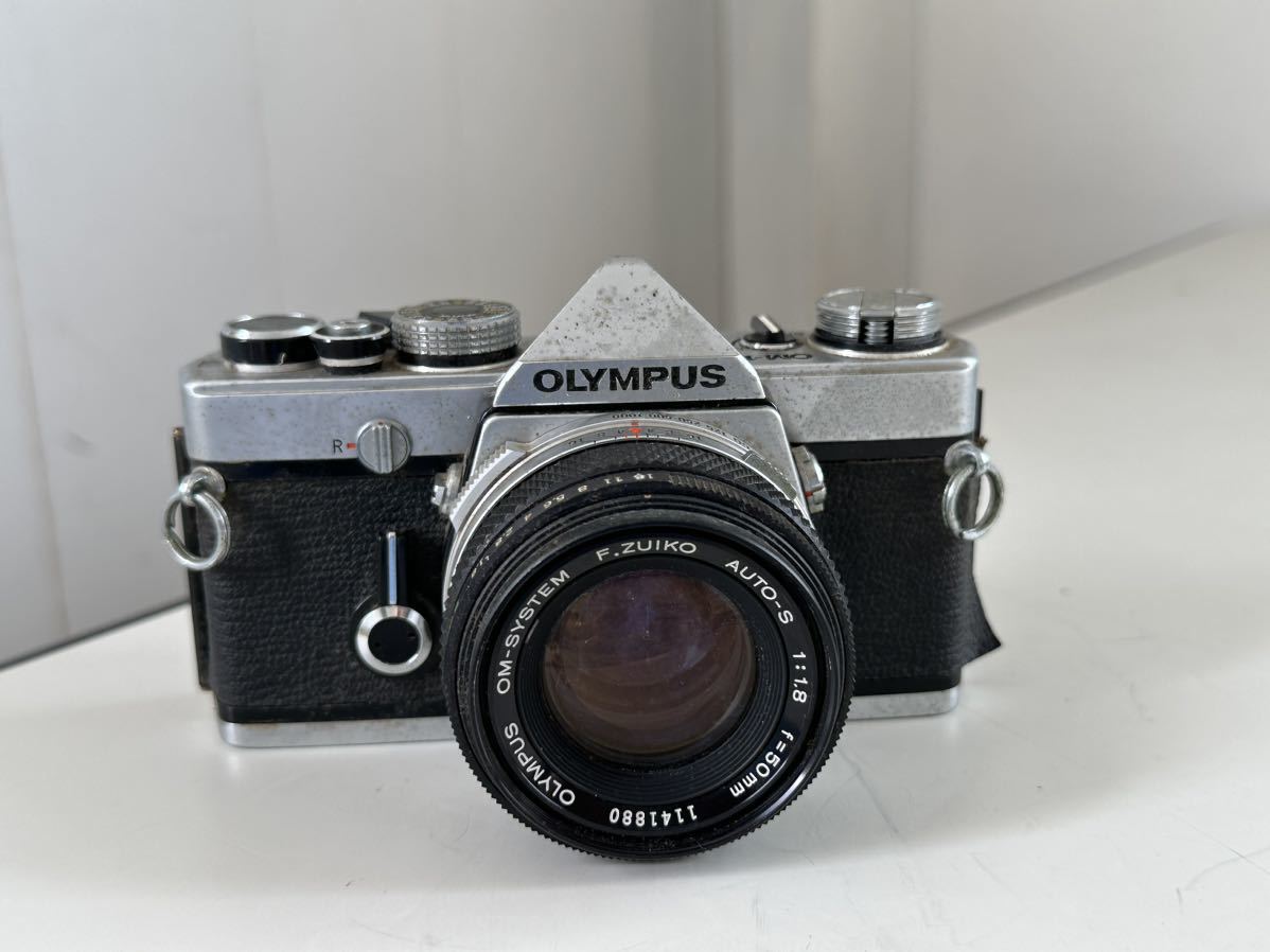 OLYMPUS OM-1 OM-SYSTEM F.ZUIKO AUTO-S 1:1.8 f=50mm ジャンク