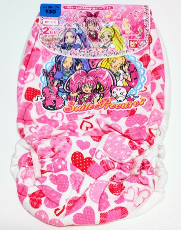 ☆新品☆スイートプリキュア☆2枚組ショーツ☆130☆⑤