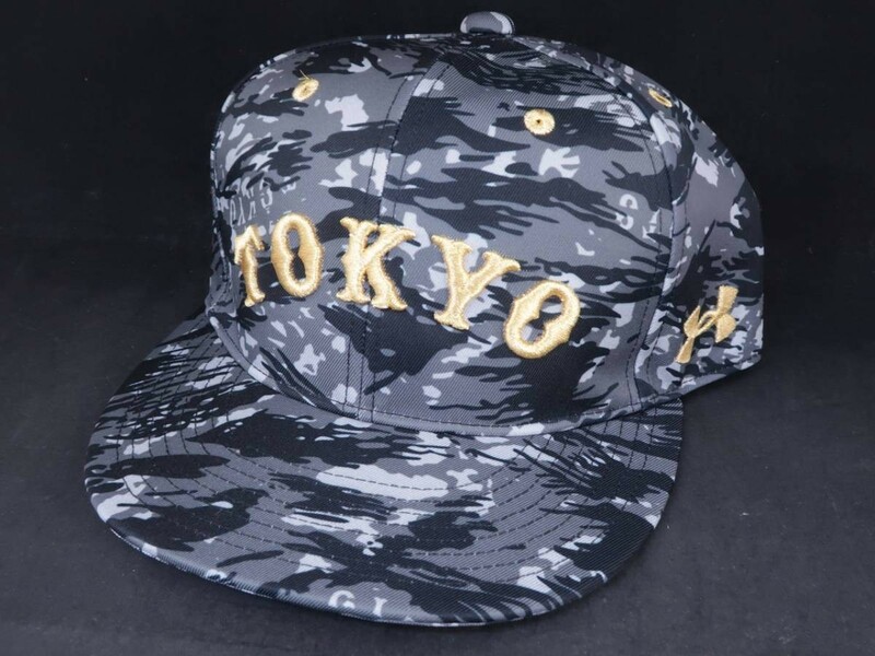 未使用　アンダーアーマー UNDER ARMOUR メンズ キャップ UA GIANTS CAMO FLAT CAP 1364038