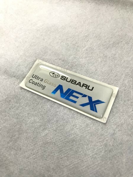 未使用 スバル NE'X ウルトラグラスコーティング ステッカー シール SUBARU Ultra Glass Coating　