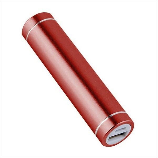 【新品】 モバイルバッテリー 2600ｍAh 18650バッテリー用 ケース (赤）