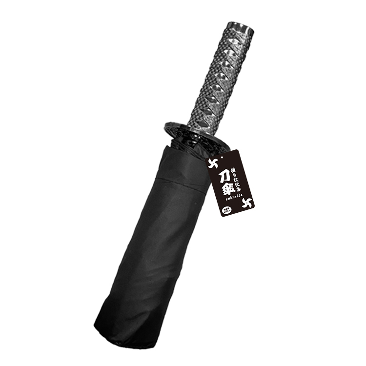 刀傘 折りたたみ傘 和傘 侍 忍者 武士 折り畳み傘 ビーサイレンス BE-1311/6007ｘ１本/送料無料