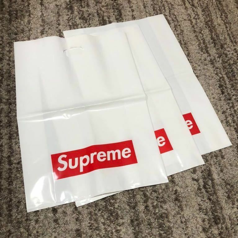 送料無料 中 3枚セット supreme shop bag シュプリーム ショッパー ショップ袋 エコバッグ 中サイズ box logo ボックスロゴ 店舗限定 旧型 