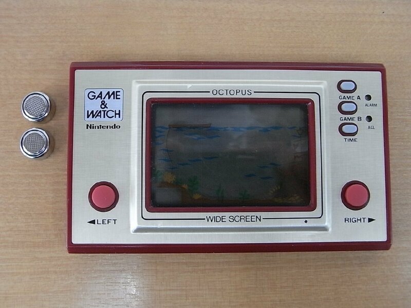 9215T 任天堂 GAME&WATCH ゲームウォッチ OCTOPUS オクトパス 動作品 液晶劣化あり