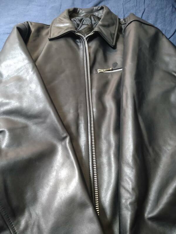 ★★★新品　スタッシー　レザー　ジャケット　XL　stussy leather jacket　XL