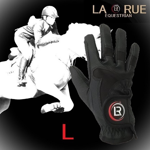LA RUE　パフォーマンスライディンググローブ　L　手袋　乗馬　馬術　乗馬用品