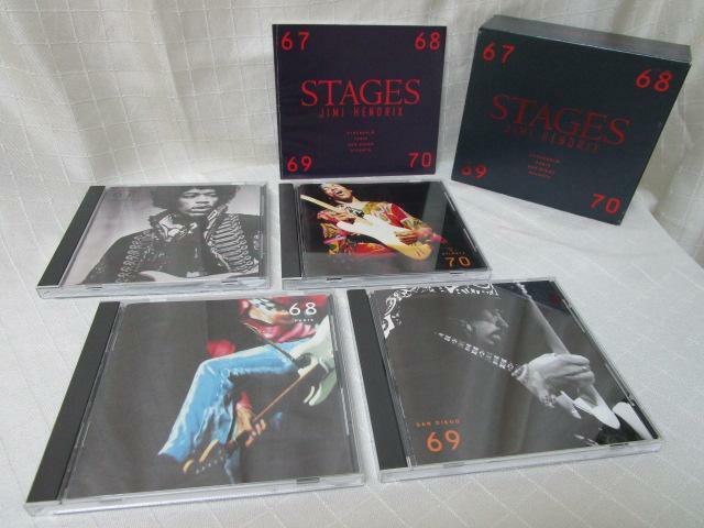 CD4枚組 STAGES JIMI HENDRIX ジミヘンドリックス 盤美品