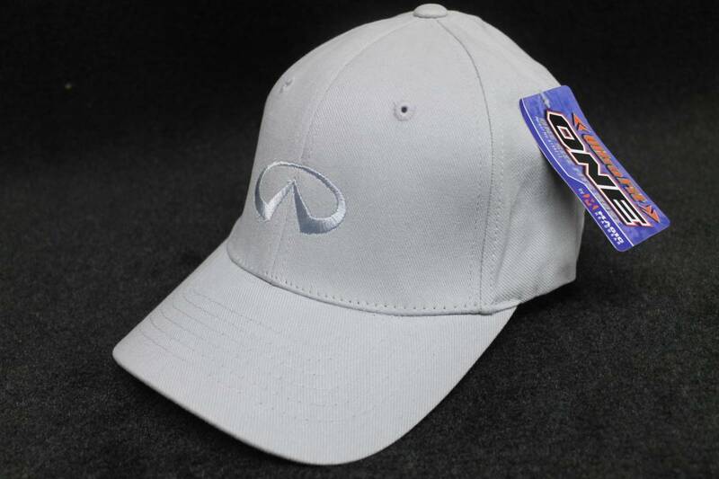 インフィニティ 帽子 HAT INFINITI USA純正 メーカーライセンス品 ライトグレイ U-FIT 新品 日産 グッズ GOLF CAP