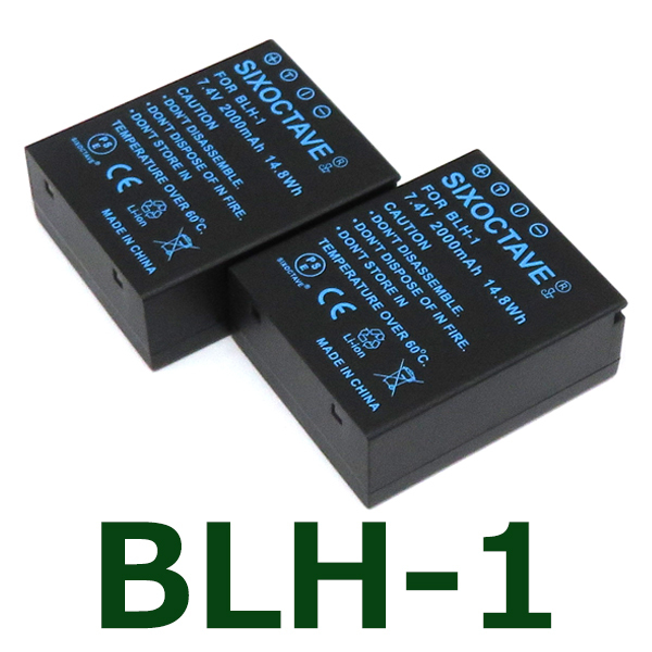 BLH-1 OLYMPUS 互換バッテリー 2個　純正充電器で充電可能 OM-D E-M1X OM-D E-M1 Mark II OM-D E-M1 Mark III