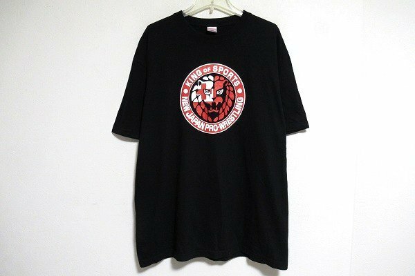 N6251:新日本プロレス ライオンマーク TONGA Tシャツ/黒/XXL：35