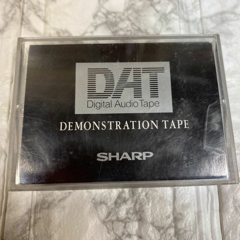DATテープ　SHARP DAT DEMO デープ DAT pure sound 年代物