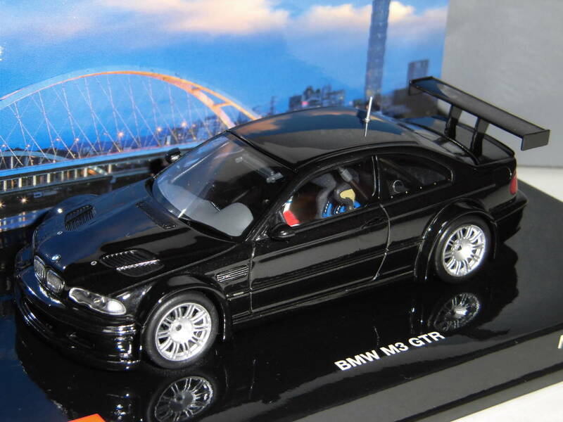 S=1/43☆BMW特注PMA製 BMW M3GTR'Street'・2001/E46(BLACK):BMW M3GTRストリート・2001/E46(ブラック)絶版・希少・限定・未使用品！