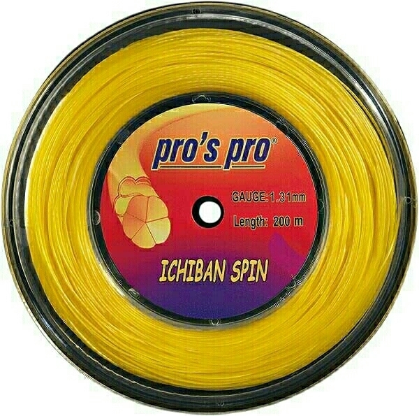 ★送料無料★pro'spro ICHIBAN SPIN 12m 1.21mm お試しガット