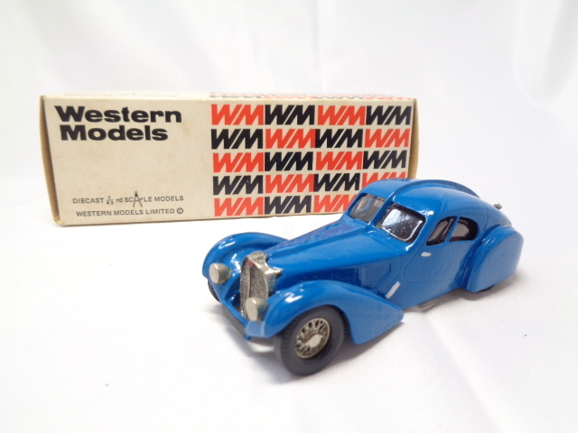 Western Models WMS 7 BUGATTI TYPE 575C ATLANTIC 1938 ウエスタンモデル ブガッティ メーカー完成品 （箱付）