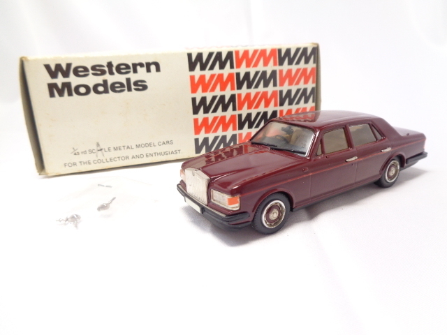 Western Models WP 116 ROLLS ROYCE SILVER SPIRIT 1987 ウエスタンモデル ロールスロイス シルバースピリット 箱付