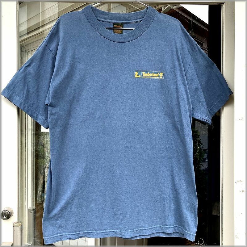 ★Timberland　ティンバーランド　90s　USA製　Tシャツ　size L★検 ビンテージ ヒップホップ アメリカ 古着 プリント