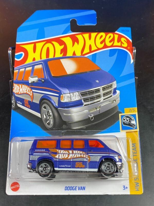 ホットウィール HOTWHEELS DODGE VAN ダッジ バン 青