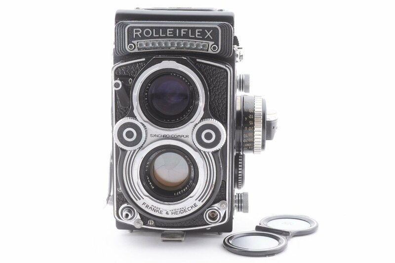 ROLLEIFLEX ローライ 3.5F Planar 75mm f3.5 二眼レフカメラ 露出計作動品
