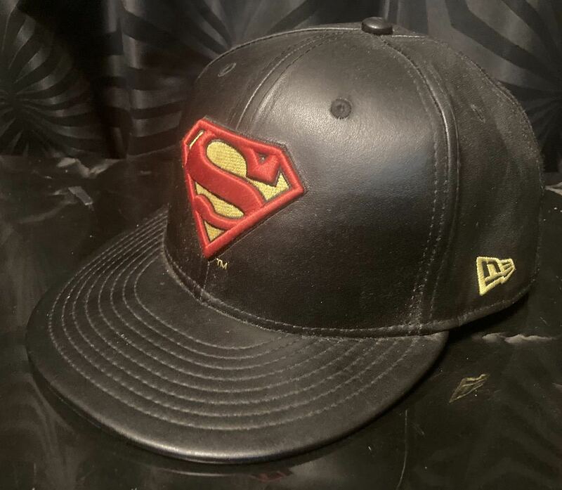 NEW ERA スーパーマン レザーキャップ ◆ 61.5cm ニューエラ 帽子 【送料無料】