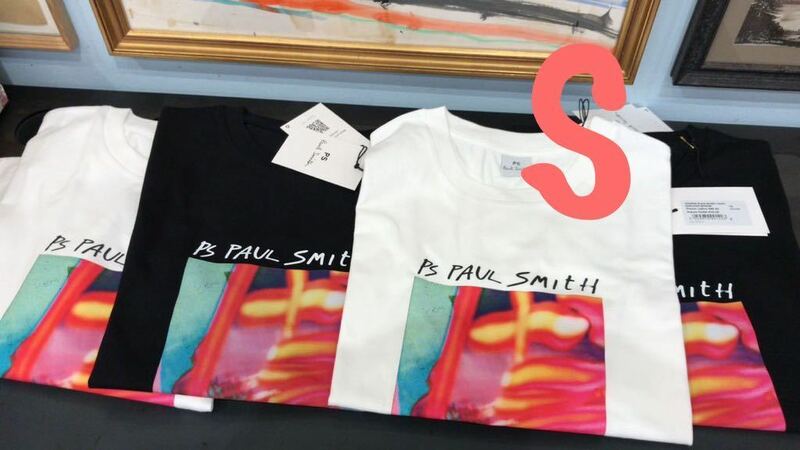 2色あり Paul Smith 半袖 オーガニックコットン Tシャツ S 黒　半袖Tシャツ Tシャツ ユニセックス ポールスミス ブランド紙袋付き