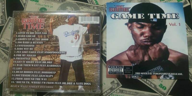 THE GAME /GAME TIME Vol.1 SNOOP DOGG Dr.DRE NATE DOGG NAS WC RAHDIGGA MOBB DEEP Lil Scrapy 16曲入