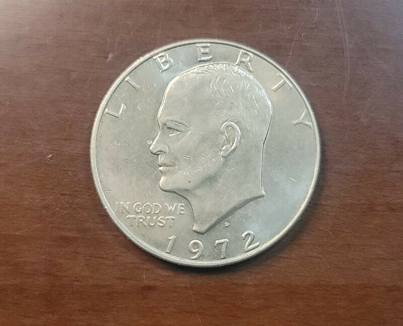 リバティコイン アイゼンハワー 1972年 LIBERTY 1ドル アメリカ ONE DOLLAR 外国銭
