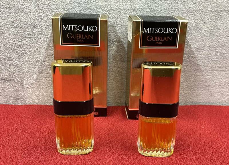 ＃4765 【中古品】『両方残量80％』ゲランGUERLAINミツコMITSOUKO パルファム スプレー8ml×２個　香水