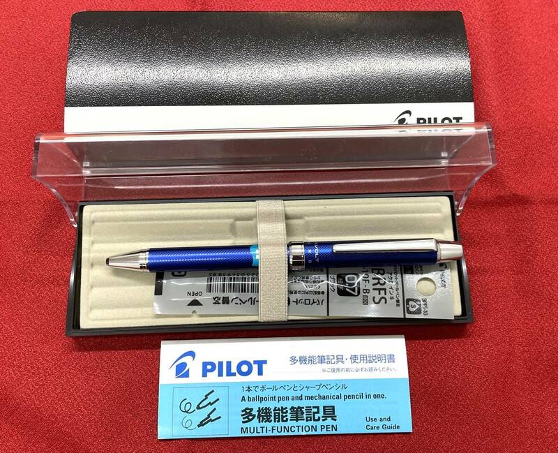 #4849【未使用】PILOT パイロットボールペン（黒・赤）インキ付＆シャープペン 　1本