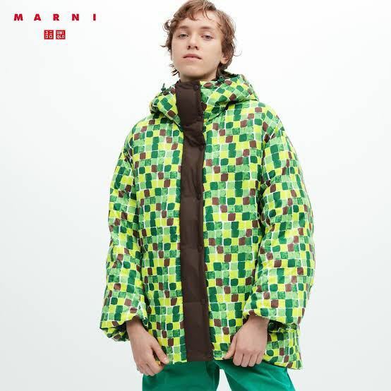 処分sale!新品タグ付☆UNIQLO ×maruni マルニ☆ダウンコート緑