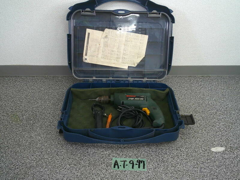 A.T-9-97　BOSCH　振動ドリル　PSB　400RE　工具　平日のみ直取引可