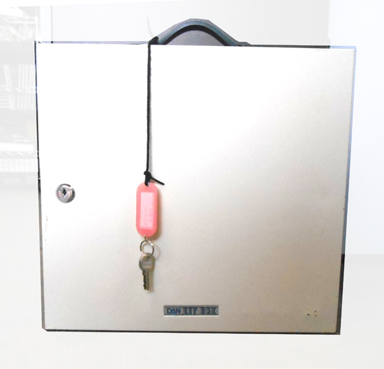 DAN キーボックス/KEY BOX 20本収納可能 壁掛けタイプ キーフック取り外し可能 鍵保管