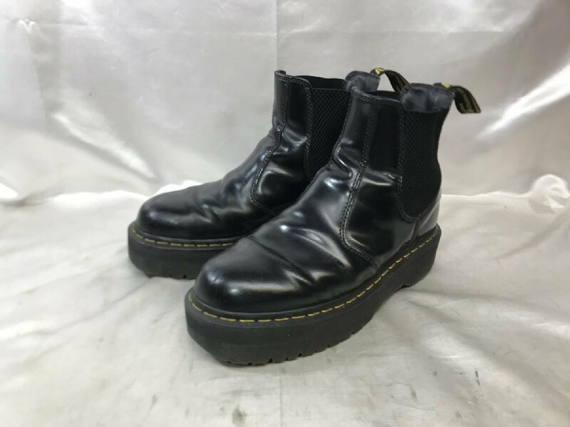 Dr.Martens ドクターマーチン クアッド サイドゴア レザー チェルシーブーツ 2976QUAD サイズ：US8（26cm程度）カラー：ブラック