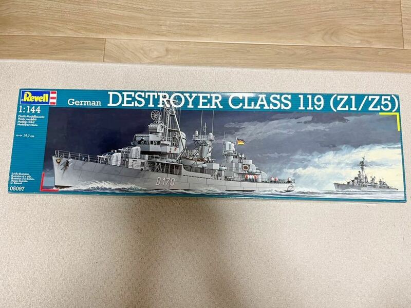 1/144 Revell レベル ドイツ DESTROYER CLASS 駆逐艦 クラス119(Z1/Z5) プラモデル