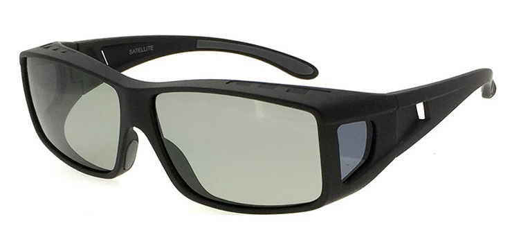 新品 偏光調光サングラス オーバーグラス AXST-10s 眼鏡の上から着用可能 偏光 ＋ 調光 オーバーサングラス